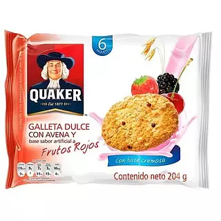 Galleta Quaker Frutos Rojos