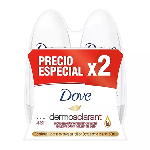 Desodorante Roll On Dove Dermo Aclarado