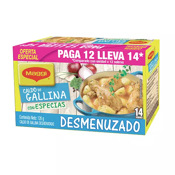 Maggi Gallina Especias Desmenuzada