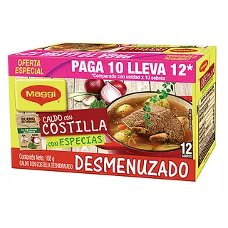 Caldo Costilla Especias Maggi