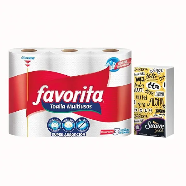 Toalla De Cocina Favorita Gratis Pañuelo Facial