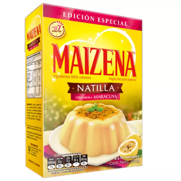 Natilla Maizena Maracuyá Navidad