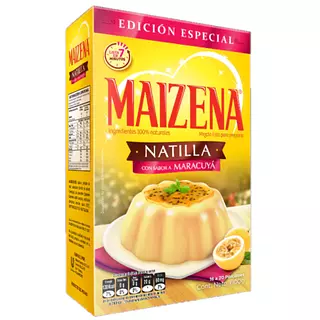 Natilla Maizena Maracuyá Navidad