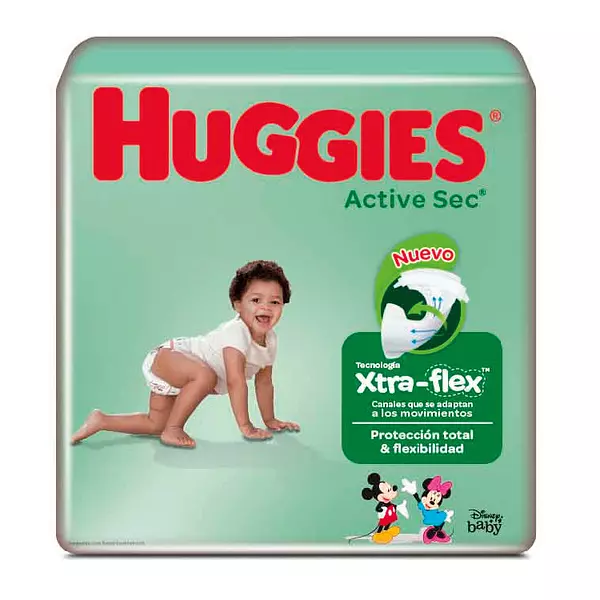 Pañal Huggies Active Sec Etapa 3