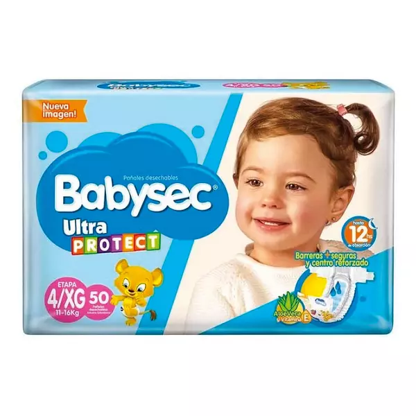 Pañal Babysec Ultraprotec Promo Xg