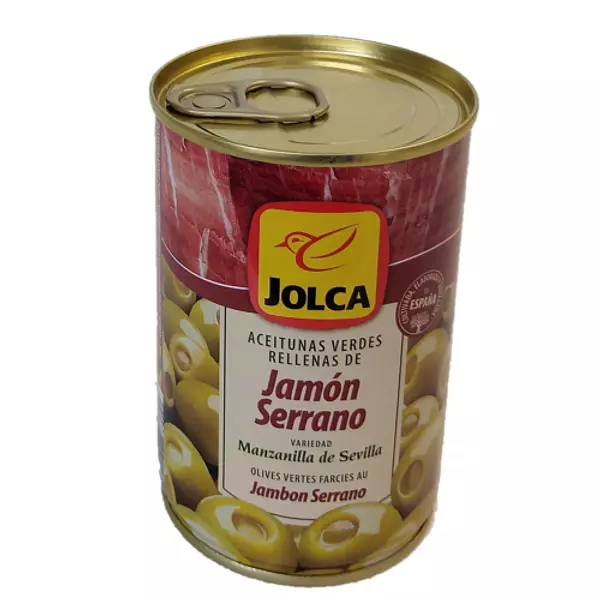 Aceitunas Rellenas De Jamon Serrano Jolca