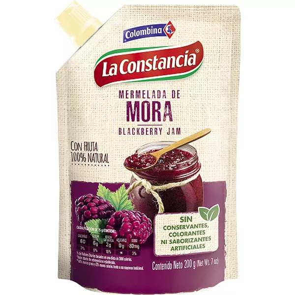 Mermelada De Mora La Constancia