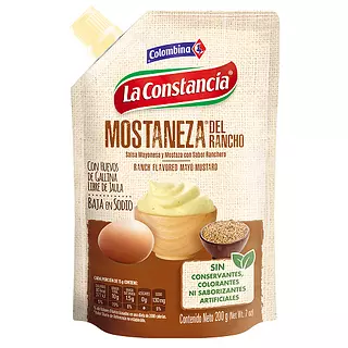Salsa La Constancia Mostaneza Ranchera Doy Pack