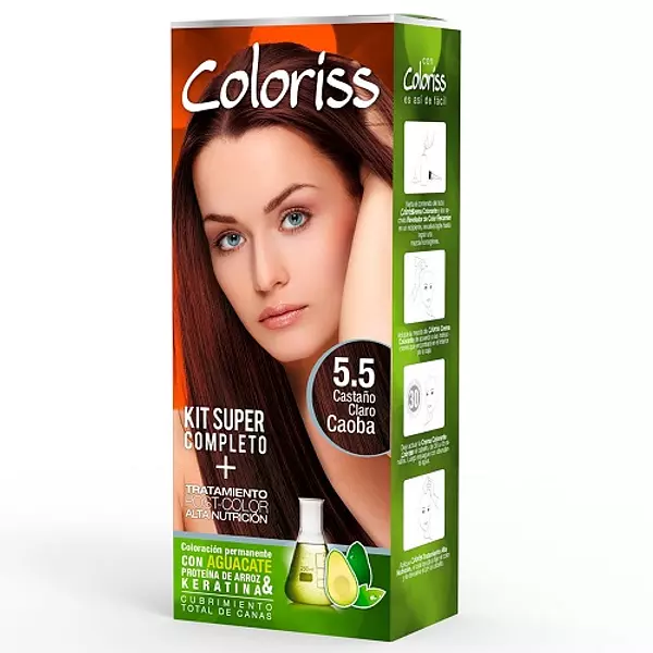 Tinte Cabello Coloriss Kit # 5.5