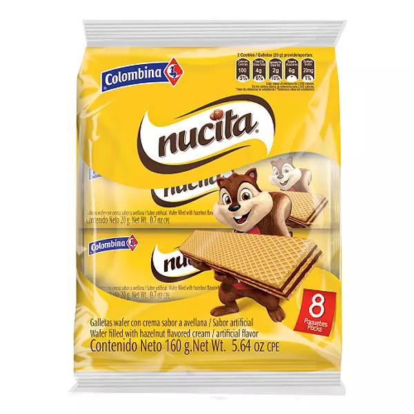 Galletas Wafer Nucita