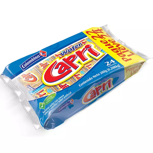 Galletas Wafer Capri Vainilla