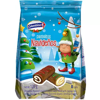 Pastelitos Ponky Colombina Navidad