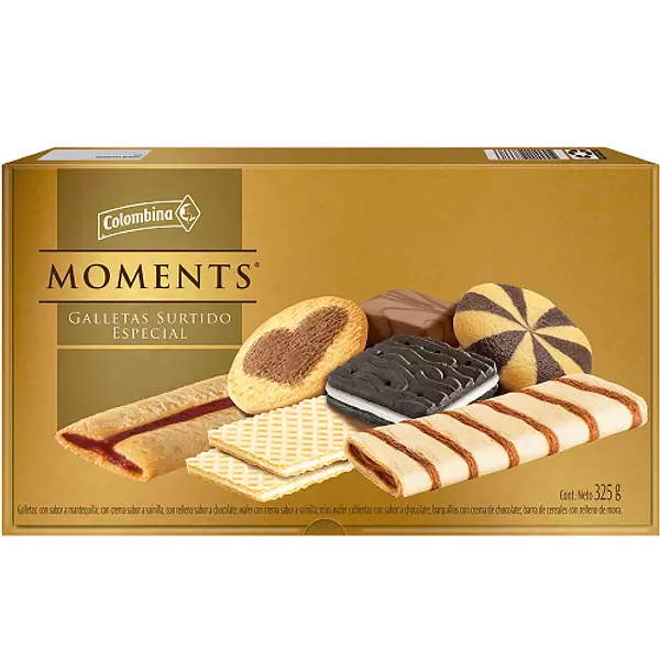 Galletas Moments Surtida Colombina Navidad