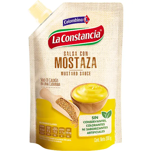 Salsa La Constancia Mostaza Doy Pack
