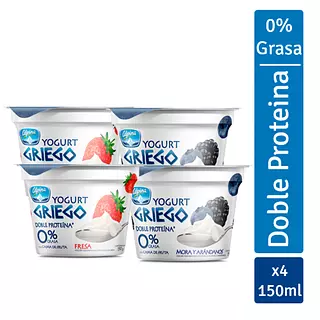 Yogurt Griego Alpina Fresa Mora