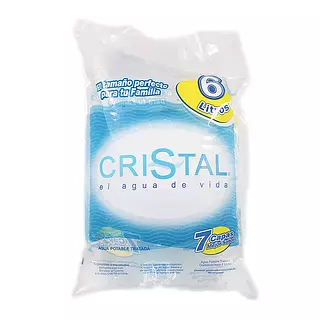 Agua Cristal Bolsa