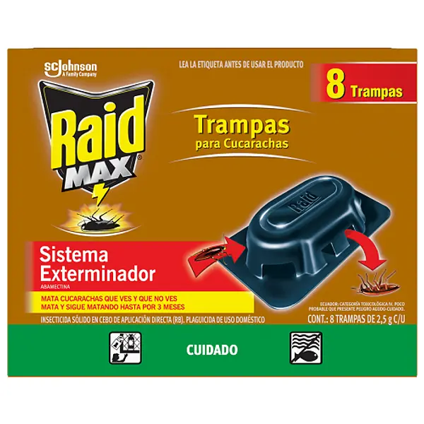 Trampa Cucarachas Raid Max