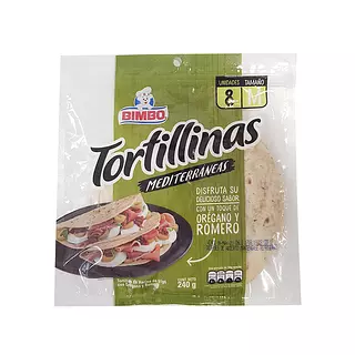 Tortillinas Bimbo Mediterráneas