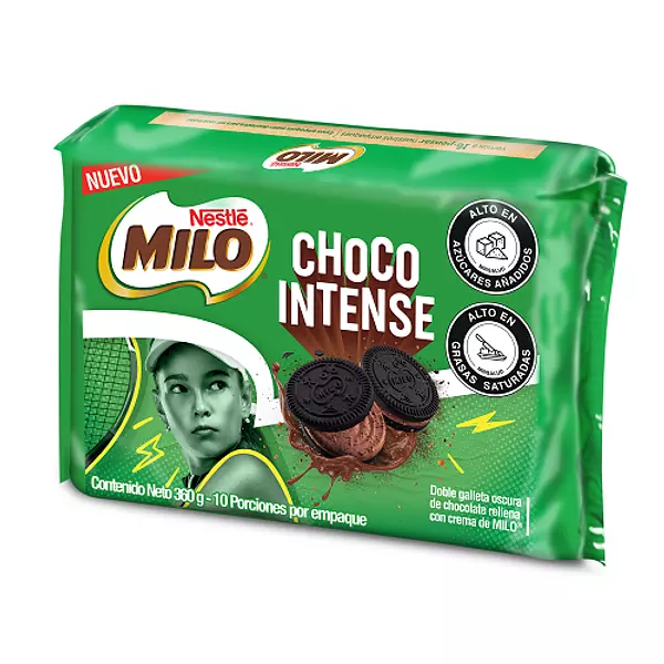 Galleta Milo Sandwich Choco Intense