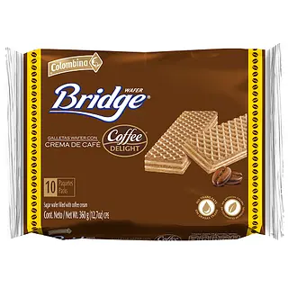 Galleta Wafer Bridge Coffee Delight