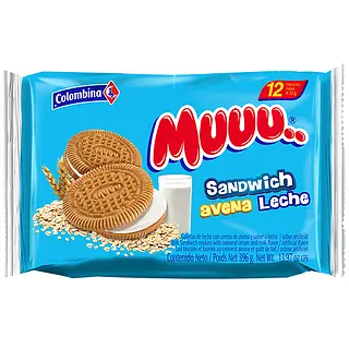 Galleta Muuu Crema Avena Leche