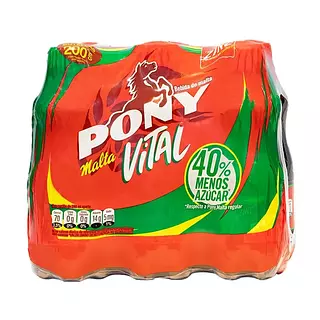 Bebida Pony Malta Vital Pet Mini