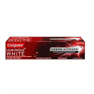 Crema Dental Colgate Luminous White Carbón