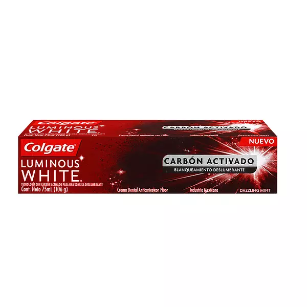 Crema Dental Colgate Luminous White Carbón