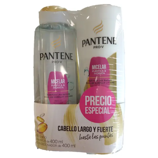 Shampoo + Acondicionador Pantene Micellar
