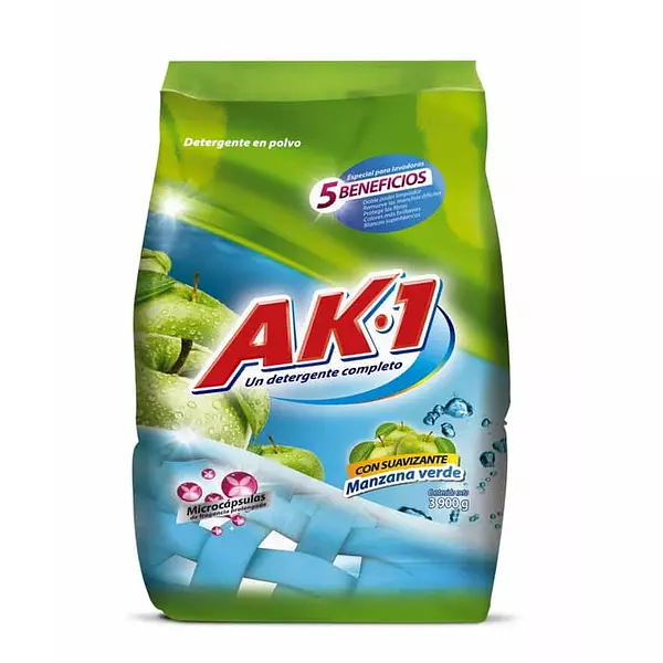 Detergente Ak1 Multiactivo Manzana