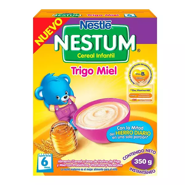 Cereal Infantil Nestum Trigo Miel