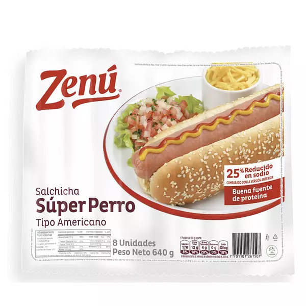 Salchicha Zenú Super Perro