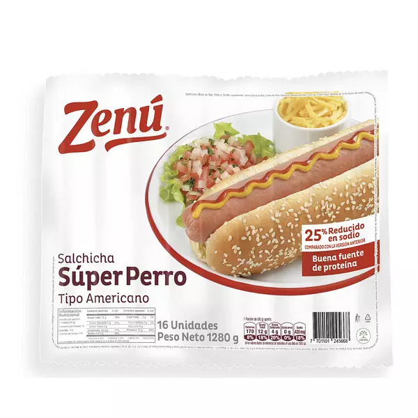 Salchicha Zenú Super Perro