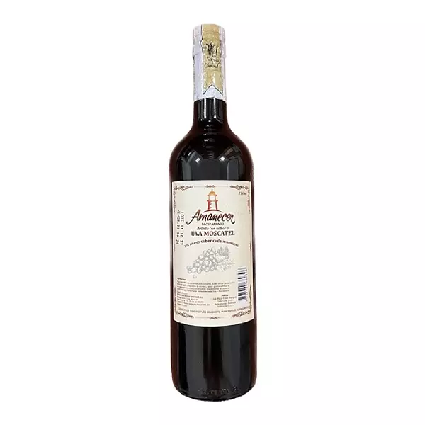 Bebida Amanecer Sin Alcohol Sabor Moscatel Navidad