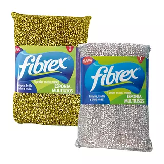 Esponjilla Fibrex Oro Plata