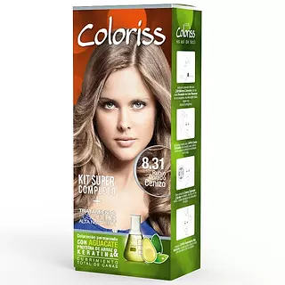 Tinte Cabello Coloriss Kit # 8.31
