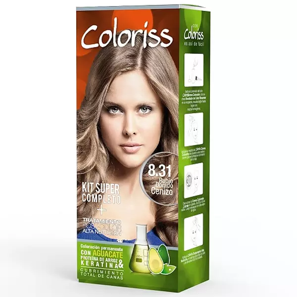 Tinte Cabello Coloriss Kit # 8.31