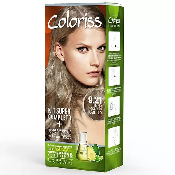 Tinte Cabello Coloriss Kit # 9.21