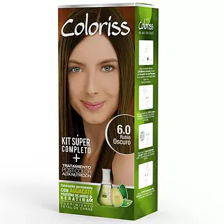 Tinte Cabello Coloriss Kit # 6.0