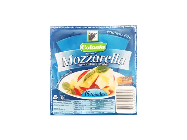 Queso Colanta Mozarella Tajado