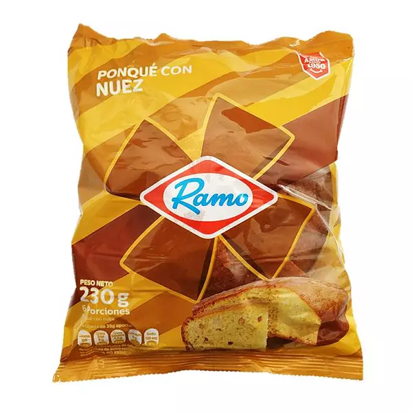 Ponqué Ramito Tradicional Nuez