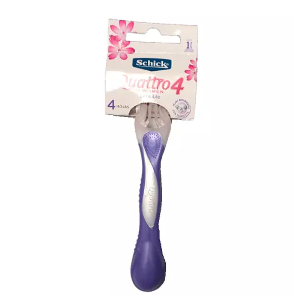 Maquina Afeitar Schick Quattro Mujer