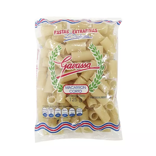 Pasta Gavassa Macarrón Corto