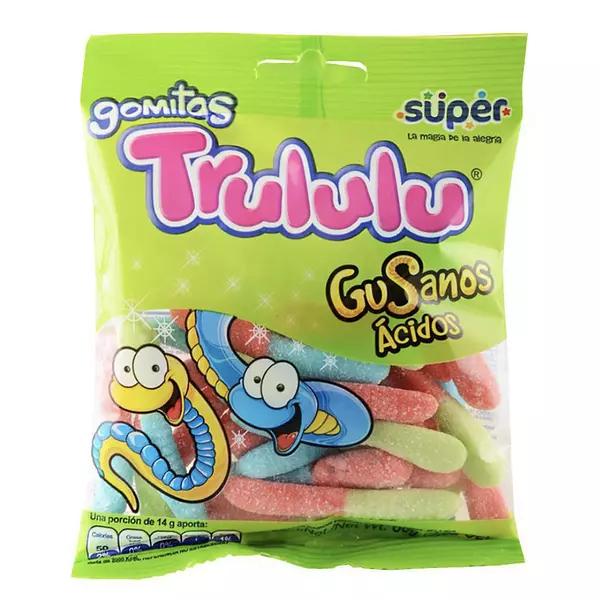 Gomas Trululu Gusanos Ácidos