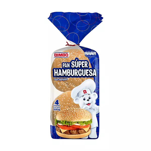 Pan Bimbo Hamburguesa