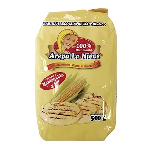 Harina Precocida La Nieve con Sal y Mantequilla