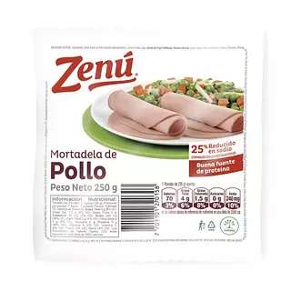 Mortadela Zenú Pollo