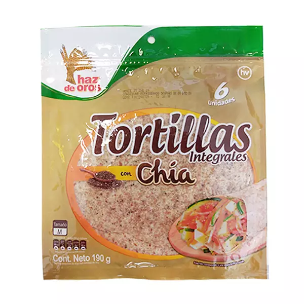 Tortillas Integrales Haz de Oros