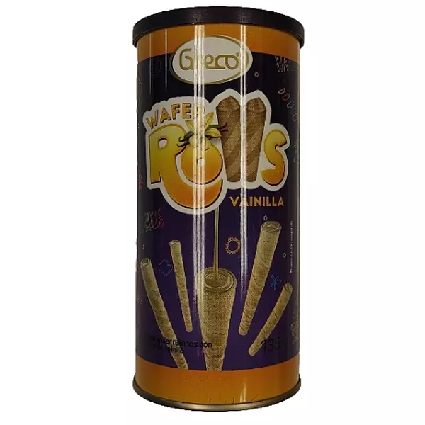 Barquillo Wafer Rolls Vainilla
