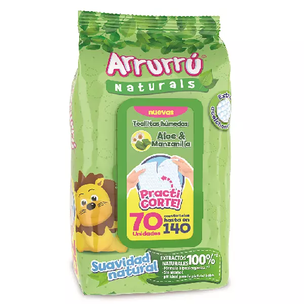 Toallitas Húmedas Arrurrú Aloe